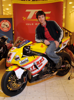 Guy Martin on the 2008 Hydrex Bike Animal Honda (Stephen Davison/Pacemaker Press International)